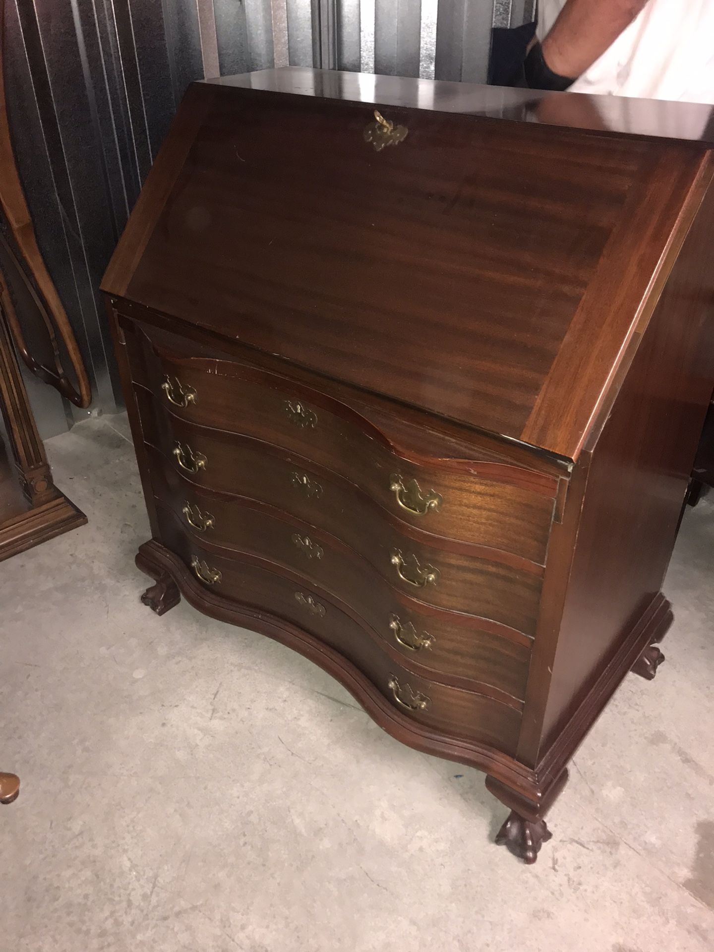 Beautiful  Antique Wood secretary 