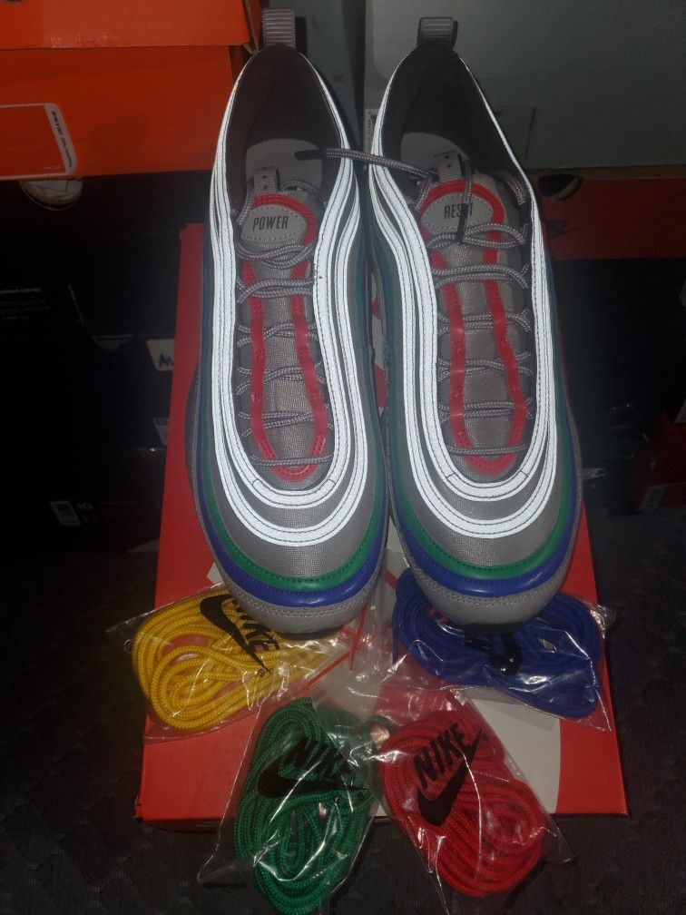 Nike AIR MAX 97 QS- Atmosphere Grey- Size 10