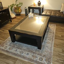 Thomasville Wanderlust Coffee Table And Two End Tables - Used