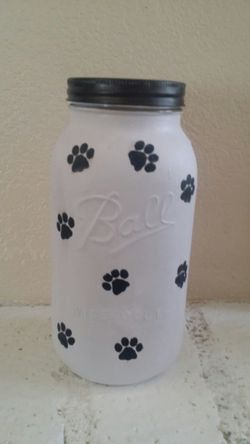 Dog treat jar