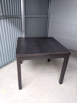 Kitchen Table with sliding expanders, Espresso colored