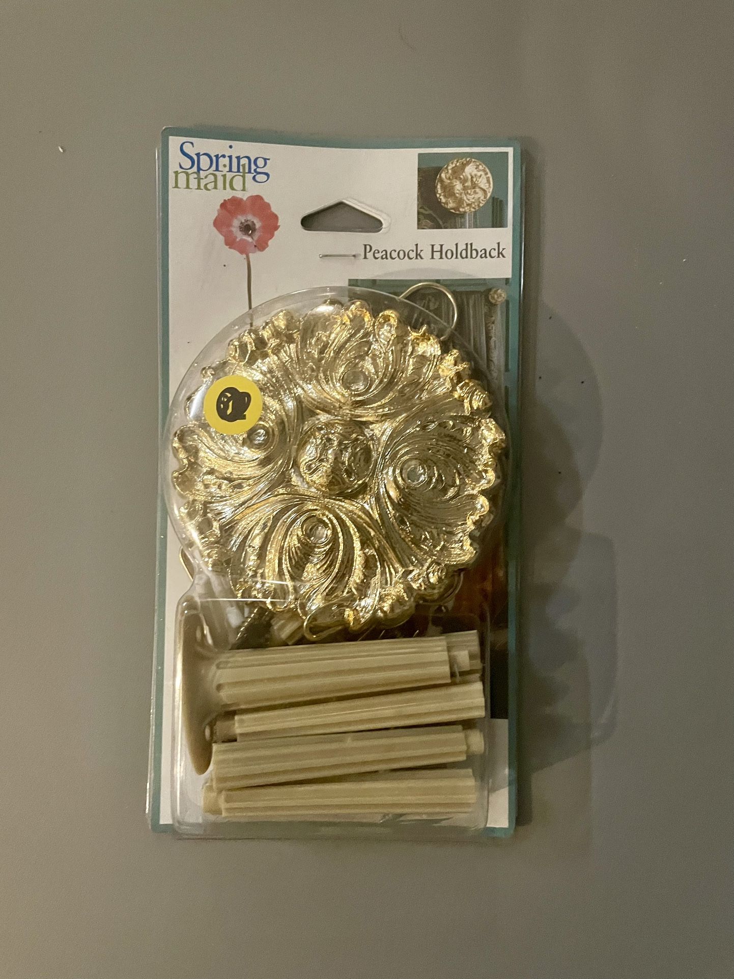 Vintage Peacock Curtain Holdback