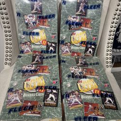 4 - 1992 Fleer Ultra Baseball Card Factory Sealed  Wax Pack Boxes Series 2