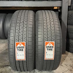(2) 225/45/19 Bridgestone 