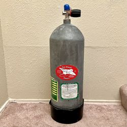 Worthington 123 Cu Ft Scuba Diving Tank, New Hydro And VIP