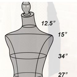 Mannequin Female Torso Jersey Dressmaker