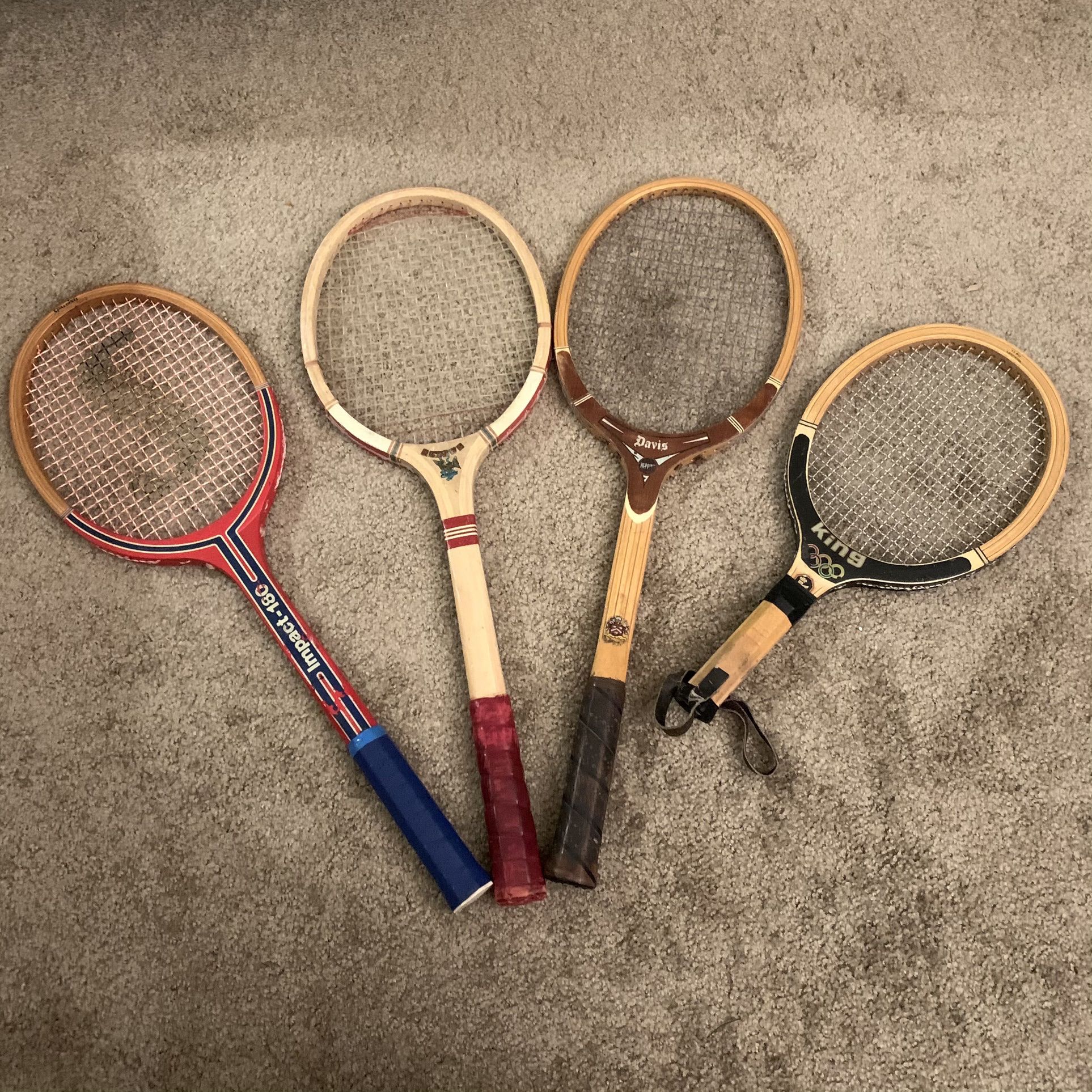 Random Lot Of Tennis Rackets