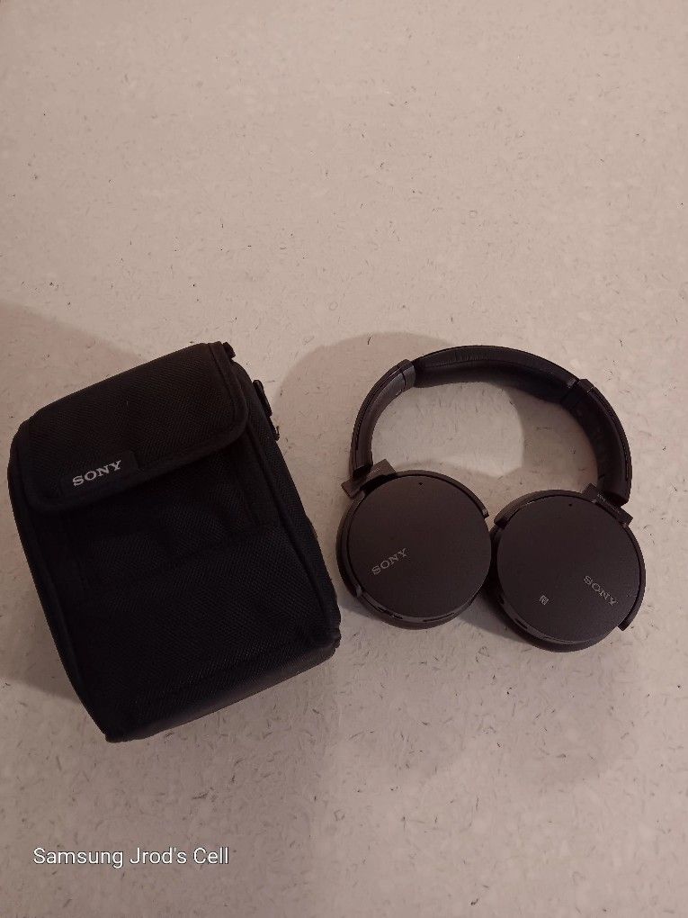 Sony Headphones & Case