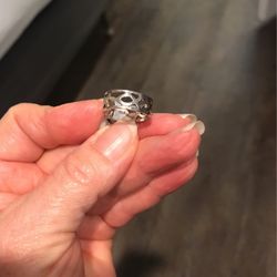 RELIGIOUS STERLING RING- Fishes