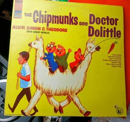 Chipmunks Dr Doolittle, VINTAGE Vinyl album from late 1960s!
