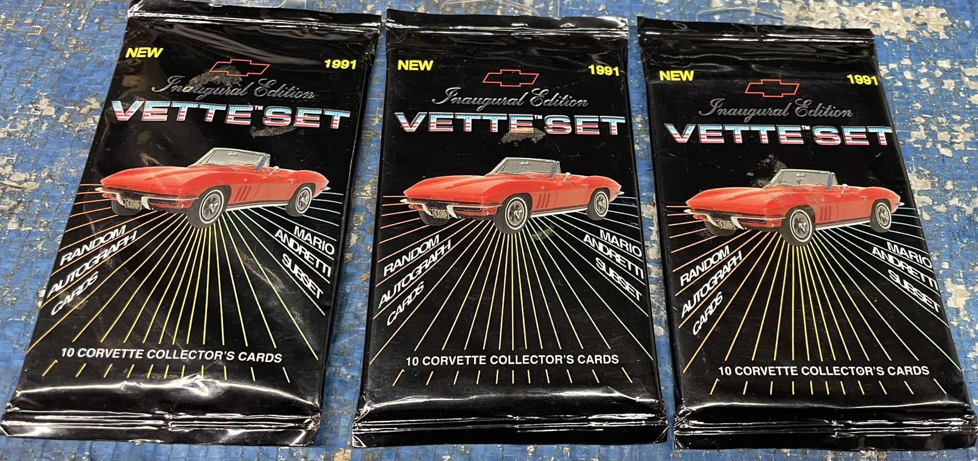 3 Packs Of Vette set Cards-$25 For All
