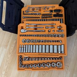 GearWrench 243-Piece Mechanics Tool Set – 1/4”, 3/8”, and 1/2” Drive
