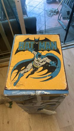 Bat Man On Metal Sheet 