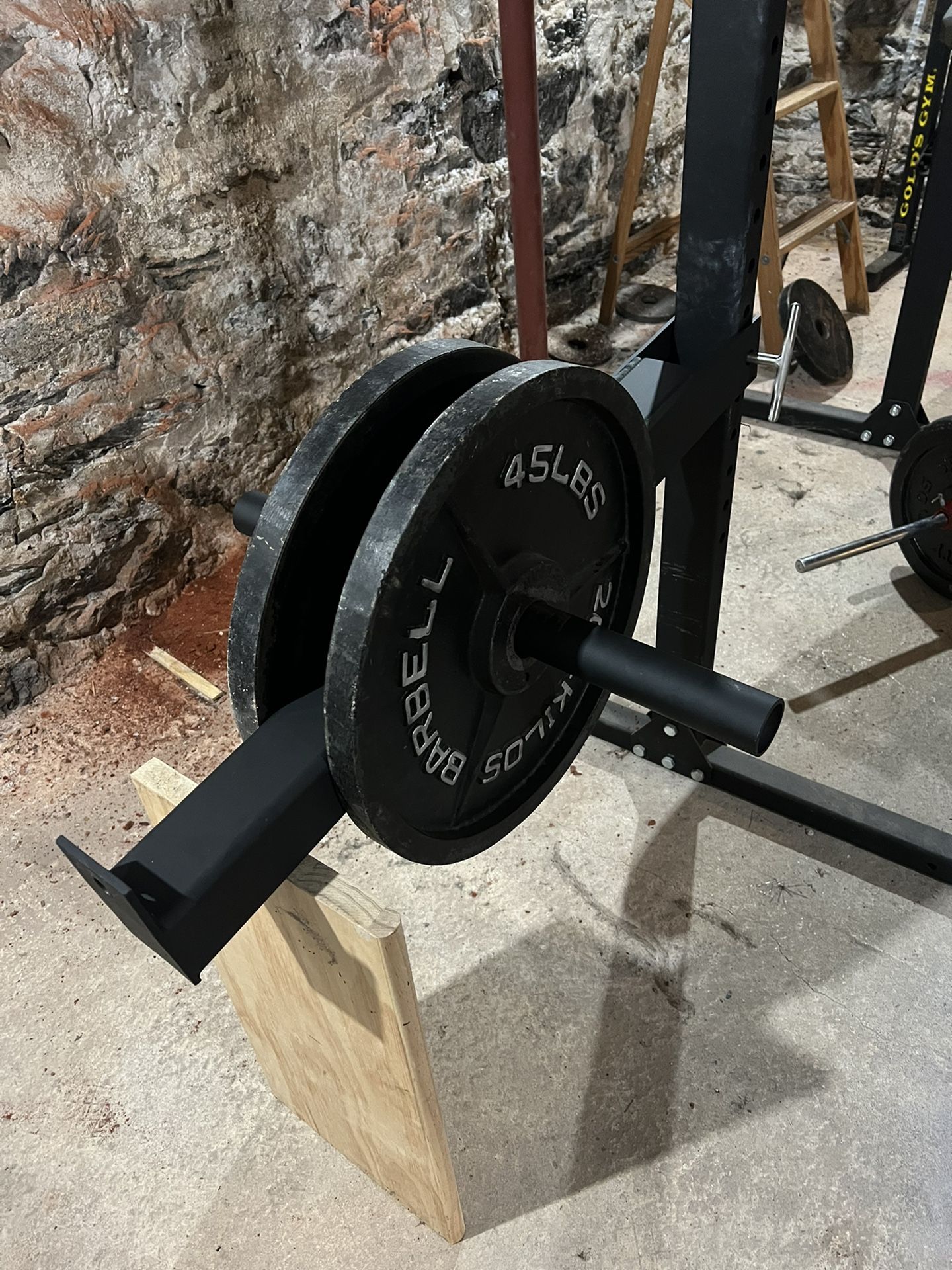 Rack Mounted Belt Squat Attachment 