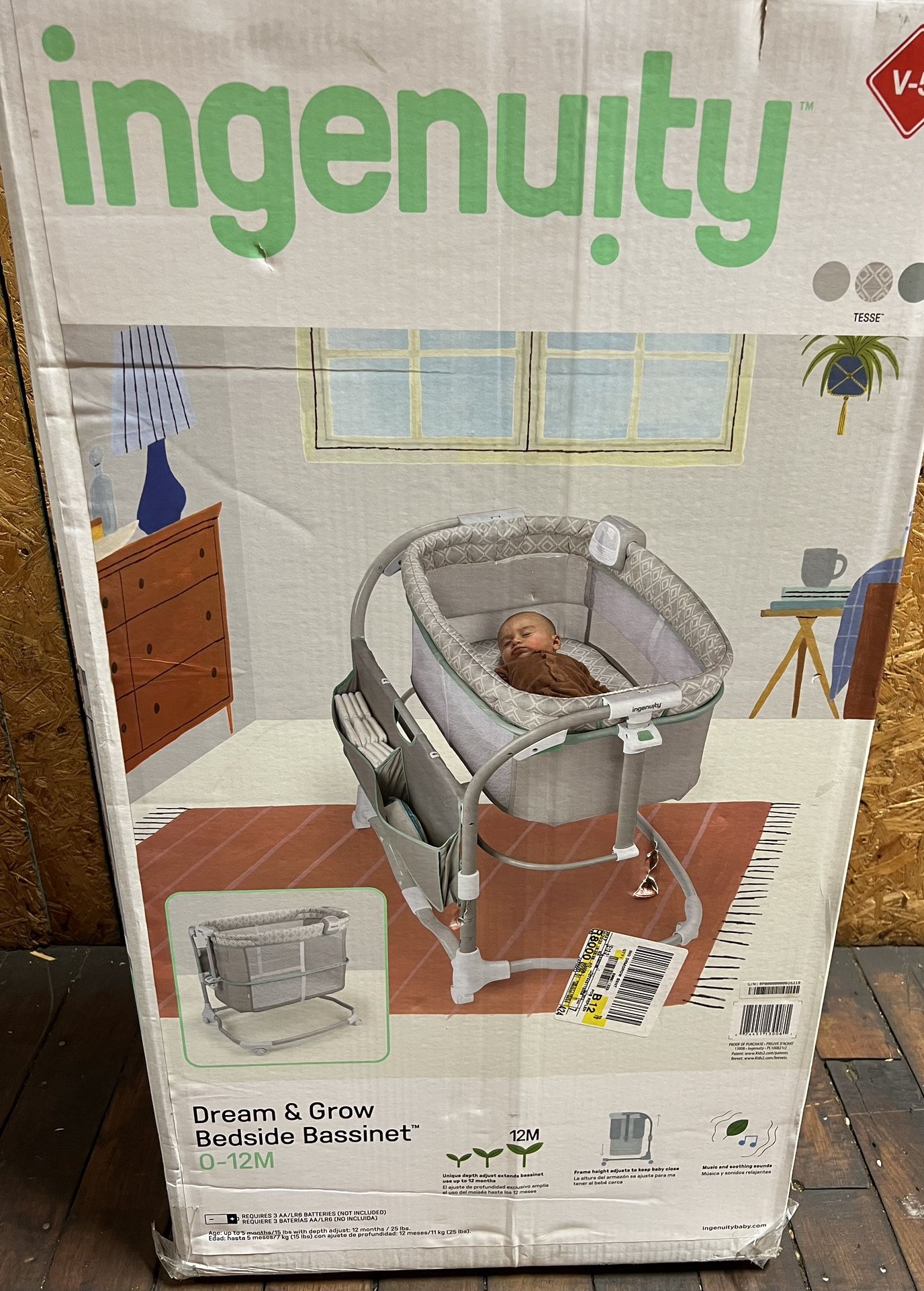 Ingenuity Dream And Grow Bedside Bassinet