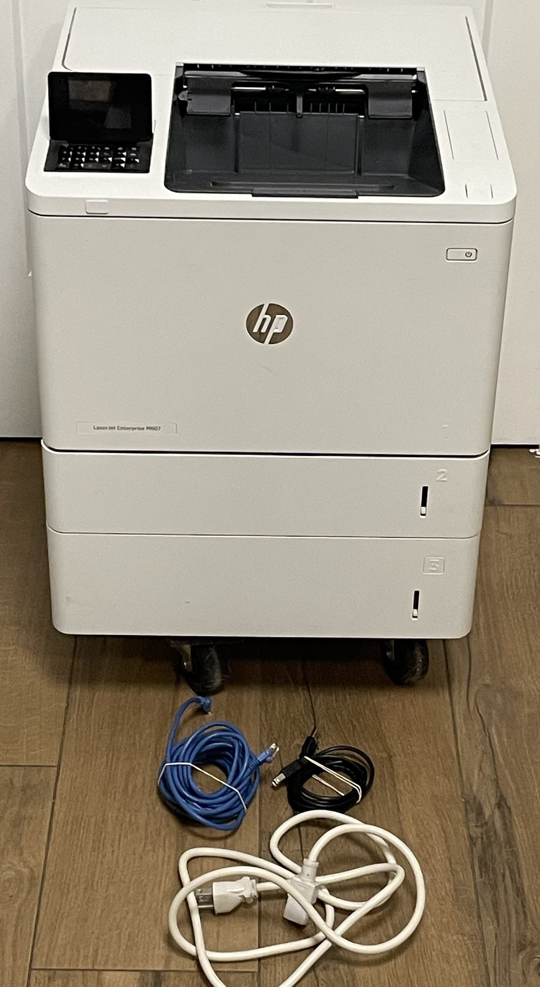 HP Laserjet Enterprise M607 with 3 trays