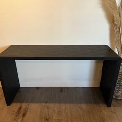 Made Goods Harlow Console Table Black,48" x 18"