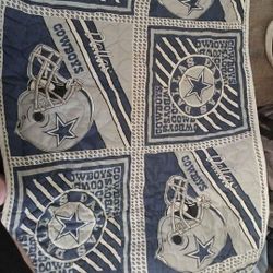 Cowboys Quilt/Bed Topper