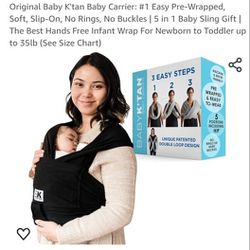 Baby K'tan Baby Wrap Carrier (size xs 2-4)