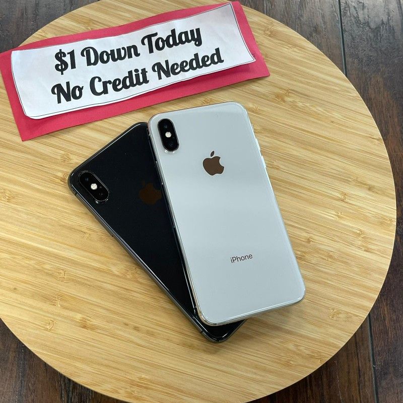 Apple IPhone X SMART PHONE -PAYMENTS AVAILABLE-$1 Down Today 