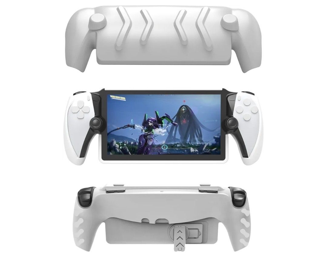 Full Protective Case Cover for PS5 & PlayStation Portal, White