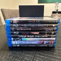 Horror/Action blu ray movie lot