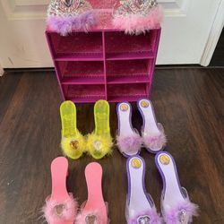 Toys-Toddler Girl Princess Shoe Set, 4 Pairs