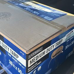 Medium Duty Blue Tarp 30x50