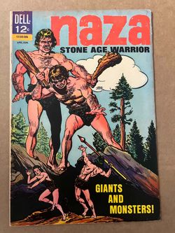 Dell Comics Naza Stone Age Warrior #6 April 1965
