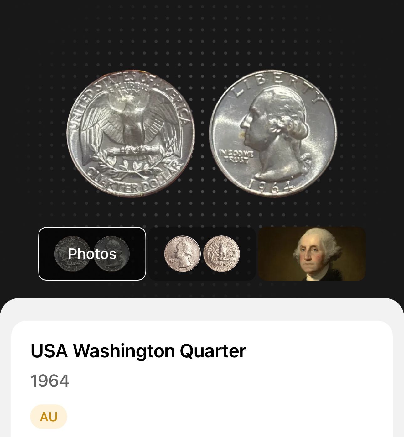 AU 1964 - Washington Quarter