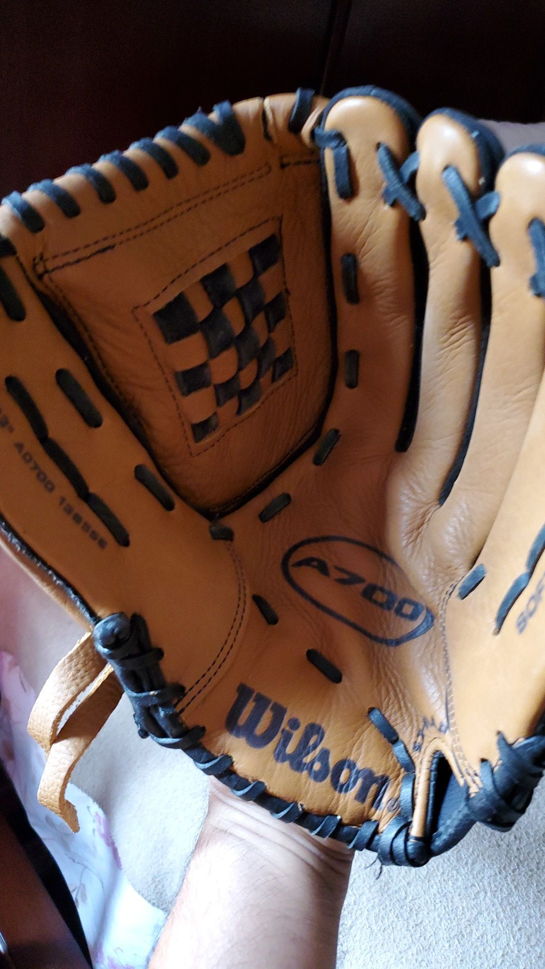 A700 right hand pitch 13" softball glove