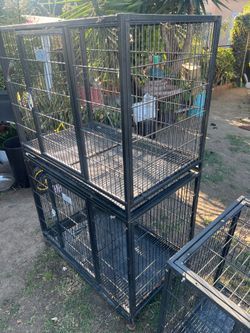 Heavy duty animal cage