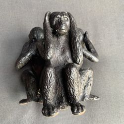 Three Bronze Monkeys
