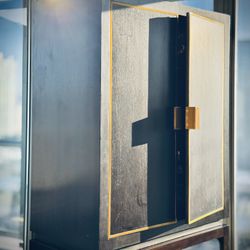 “Maxim” Bar Cabinet By RH w/ LED Lighting 