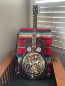 Johnson Round-Neck Resonator Guitar with Gig Bag – $250 OBO