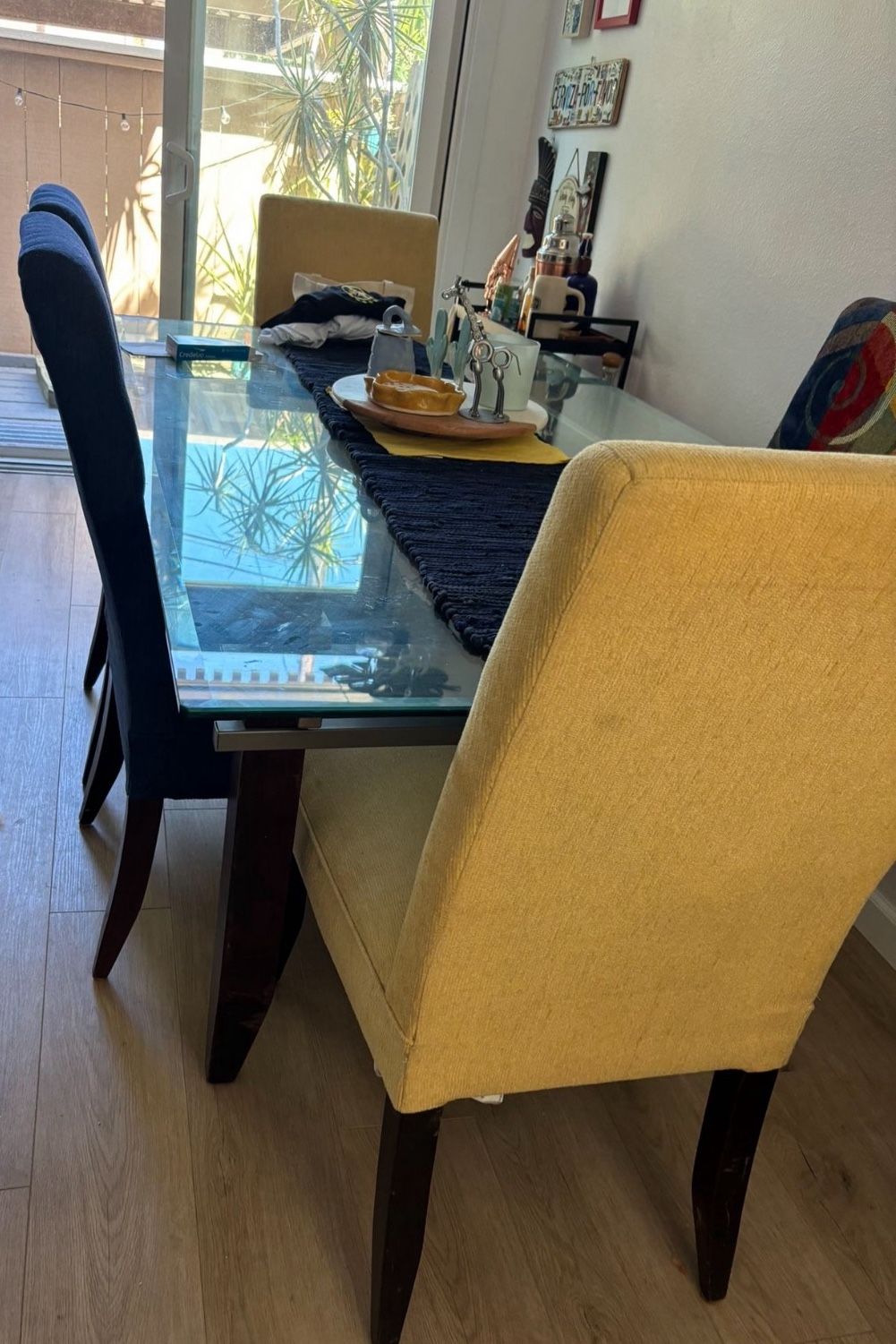 Glass Dining Table (chairs Not Included)