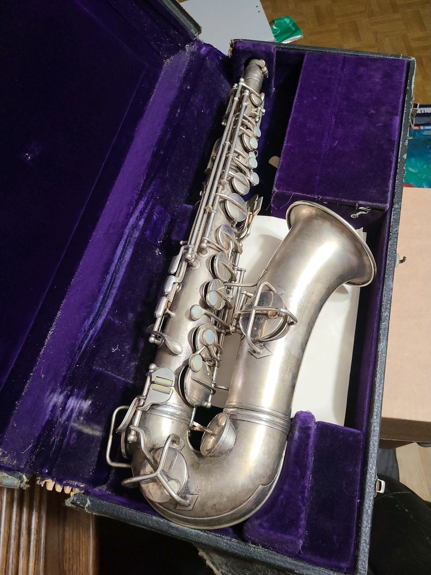 Vintage 1914 Elkhart Saxophone 