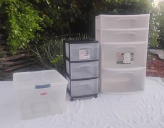Storage Bin and Drawers 