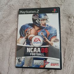 PlayStation 2 NCAA Football 08 Good Condition