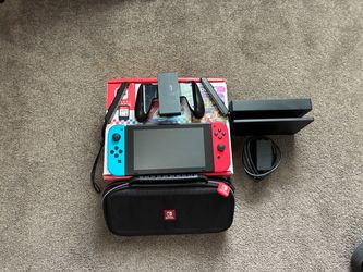 Nintendo Switch Bundle with Accessories + Super Smash Bros