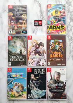 Nintendo switch games $20-$30 each Witcher, Arms, Sonic and more!