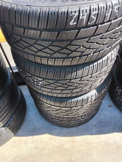 Four used Tires 245 45 17