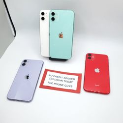 Apple iPhone 11 - $25 Down To Take Home In Payments - NO CREDIT NEEDED