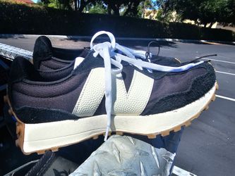 Size 11 - New Balance Women's 327 Sneakers Black White