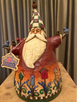 Heartwood Creek Enesco Jim Shore Santa Resin Christmas Figurine