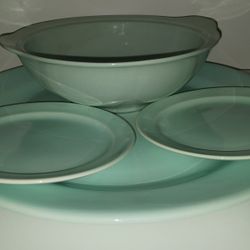 MCM LU-RAY VINTAGE PASTELS POTTERY LOT