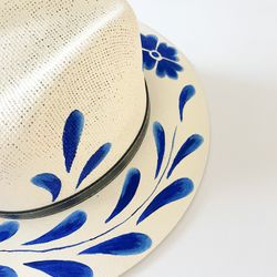 Hand-painted hats by South American artisans