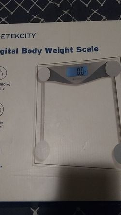 Etekcity weight scale brand new glass with light up digital numbers