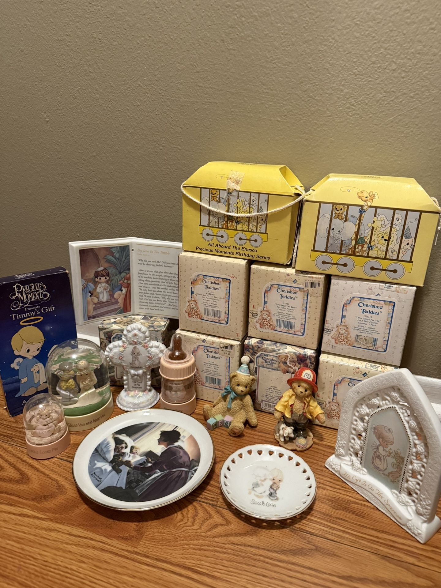 Cherished Teddies And Precious Moments Collection