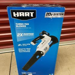 HART 20-Volt Turbo Fan Blower (1) 4.0Ah Lithium-lon Battery Included